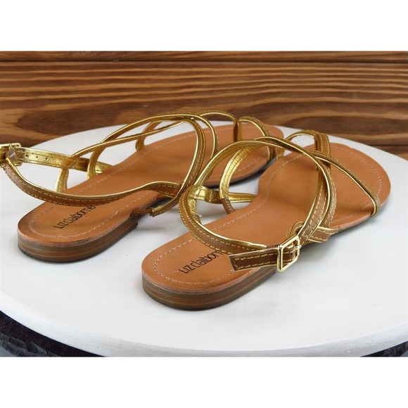 Liz Claiborne Size 10 Sandal Strappy Brown Synthetic Women M - Picture 6 of 10